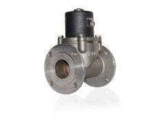 進口不銹鋼法蘭真空電磁閥